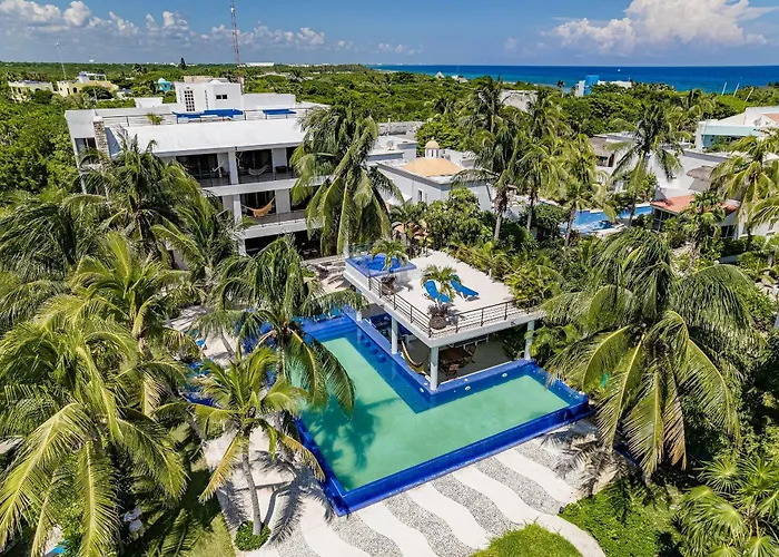 13bdr Bellamar - Private Chef - Beachfront - Weddings-business Retreats-golf-family Resort Akumal